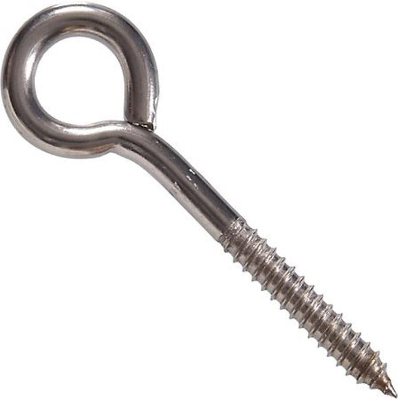 Hillman Hardware Essentials 321174 Stainless Steel Lag Eye Bolt 3/8