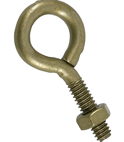 Hillman Hardware Essentials 322609 Forged Eye Bolt with Hex Nut 1/4-20 X 2