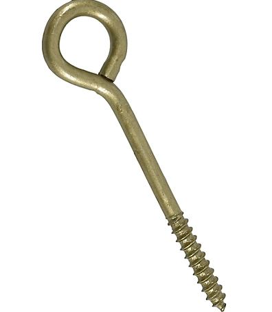 Hillman Hardware Essentials 322621 Forged Eye Lag Bolt 1/4 X3.75-Inch Gold