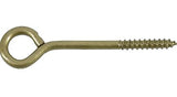 Hardware Essentials 322621 Forged Eye Lag Bolt 1/4 X3.75-Inch Gold