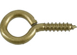 Hillman Hardware Essentials 322627 Forged Screw Eye Lag Bolt Gold, 0.307 x 2-7/8