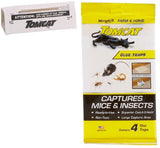 Tomcat 32509 Indoor and Outdoor Rodent and Insect Glue Traps 4 Pack