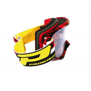 Progrip 3450-16FLBKRD Progrip Goggles - 3450 Fluorescent Red/Blk