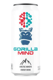 Gorilla Mind Energy Drink White Frost (12 Cans, 16 fl. oz. Each)