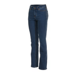 Blue Mountain YLB10281 Women's Relaxed Fit 5-Pocket Straight Jeans/Atlantis/S14