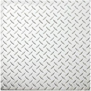 National Hardware 24" x 24" Polished Aluminum Diamond Plate Sheet Metal, Green