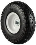 Varies 10 in. No Flat Tire Replacement Wheel, Black, Knobby Tread, 5/8 in.