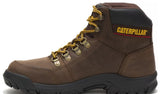 CAT Men's Slip-Resistant Work Boots, Ankle-High Medium Seal Brown, 11