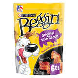 Purina Beggin' 6oz Original Bacon Flavor Real Meat Dog Strip Training Treats