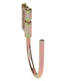 SmartStraps 1700 Zinc Rotating Safety J Hook for E-Track and X-Track, 9.81" H