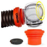 Camco 39761 RhinoFlex Sewers Hose Kit 15ft w/ Swivel Fitting 4-in-1 Elbow Adapter