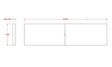 Hillman SteelWorks 11675 1.5" x 48" Solid Flat 3/16" Thick Plain Steel Weldable