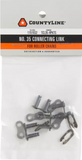 CountyLine TCL35-4PKTS Carbon Steel Connecting Chain Links Size 35, Count of 4