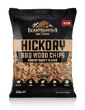 Bear Mountain FC93 Hickory BBQ Wood Chips Robust Smoky Flavor 192 Cu in.