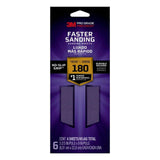 Pro Grade Precision, 3 2/3 in. x 9 in., Faster Sanding Sanding Sheets, 180 Grit, Fine (Case of 18, 6-Packs)