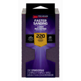 Pro Grade Precision 2.5 in. x 4.5 in. x 1 in. 220 Grit Extra Fine Faster Sanding Sanding Block Sponge (2-Pack)