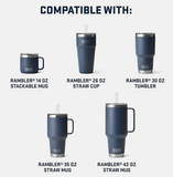 YETI 21070070011 Rambler Clear Large MagSlider Lid, Multi, One Size Fits Most