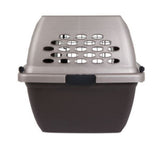 Retriever 28" x 20.5" x 21.5" Gray Pet Carrier Small/Medium for Dogs 25 to 30lbs