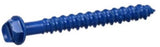 Hillman 41561 Flat-Head Phillip Concrete Screw Anchors 1/4" x 2-1/4" Blue