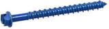 Hillman 41562 Flat-Head Phillip Concrete Screw Anchors 1/4" x 2-3/4" Blue