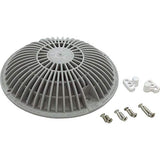 AquaStar R8MF103 Main Drain Grate,Retro 8" Round,MoFlow,w/Hardware,Light Gray