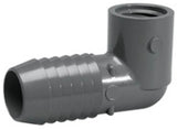 Lasco Fittings 1407-015 1.5" Inserts 90 Deg Combination Elbow Insert x FPT Gray