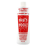 Party Pool ROCKINRED Pool color Additive 8oz Bottle, Red