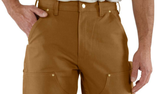 Carhartt B01BRN Men's Firm Duck Double-Front Utility Work Pants, C. Brown,S32X32