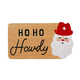 Red Shed 25F04389RL Ho Ho Howdy Coir Christmas Door Mat, 32 in. x 18 in.
