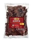 Retriever Chips 2lb Oven-Baked Natural Beef Flavor Basted Rawhide Dog Chew Treat