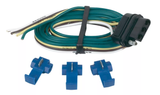 Hopkins Towing Solutions 48025 4-Wire Plastic Flat Vehicle Side Connector