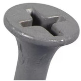 Hillman 48382 Exterior Wood Screws #8 x 1-5/8 inch 1 lb. Gray