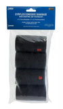 PowerFlex 3840VBK-024 Self-Adhering Elastic Horse Bandages, Black- 4 pcs.