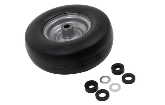 Arnold 490-325-0031 11 in. x 4 in. Universal Flat Free Wheel Assembly, Rubber