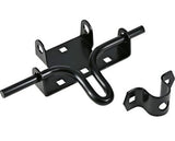 Hardware Essentials 851225 Slide Action Gate Latch Black