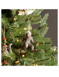 Red Shed JXF23181 Ceramic Bigfoot Christmas Tree Ornament