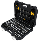 DeWALT DWMT73621 Metric/SAE Mechanics Tool Set with 72 Tooth Ratchet, 128 pc.