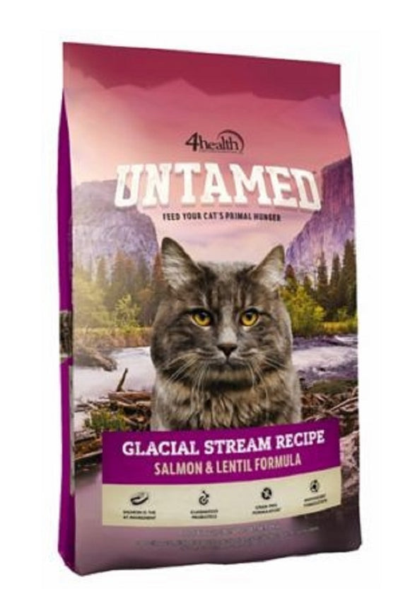 4health Untamed 9377 Glacial Stream Salmon & Lentils Formula Dry Cat Food, 15 lb