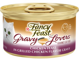 Fancy Feast Gravy Lovers Adult Grilled Chicken Wet Cat Food, 3 oz - 1 Single Can