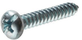 Hillman 5061 Conical Plastic Anchor w/ Pan-Head Screws & PHP/SMS 6-8 x 3/4" Blue