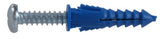 Hillman 5066 Conical Plastic Anchor with PHP/SMS 10-12 x 1 inch Blue