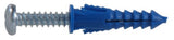Hillman 5066 Conical Plastic Anchor with PHP/SMS 10-12 x 1 inch Blue