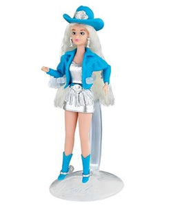 World's Smallest Barbie Doll with Cowgirl Hat Blue & Rooted Hair, 3.74-Inch