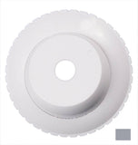 Custom 25552-101-000 0.37" Threaded Directional Flow Outlet -Gray