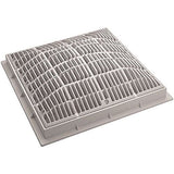Waterway 6404790V 9" x 9" Grate and Frame - White 640-4790V