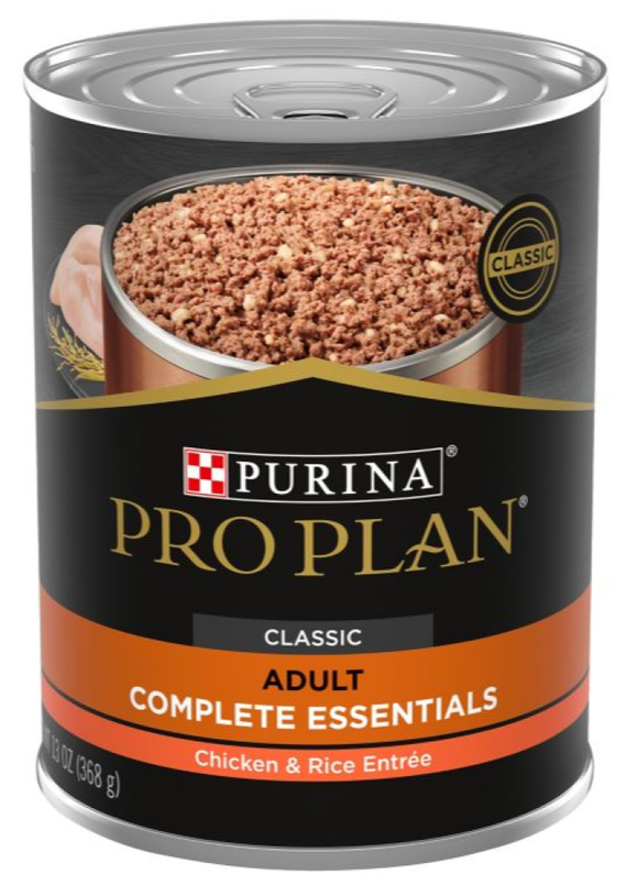 Purina Pro Plan Savor Classic Chicken and Rice Pate Wet Dog Food, 13 oz. 1 Can