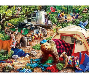 Masterpieces 52475 18" x 24" EZ Grip Campside Extra Large Puzzle, 300 pc.