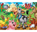 Masterpieces 52484 Googly Eyes Farm Animals Puzzle 19" x 14", 48 pc.