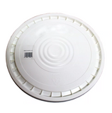Fortiflex 125LD25 5 gal. White Watertight Bucket Lid, 12 x 12 x 1 in.