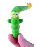 World's Smallest 538 Green Glo Worm Toy, Squeeze Me to Light Up